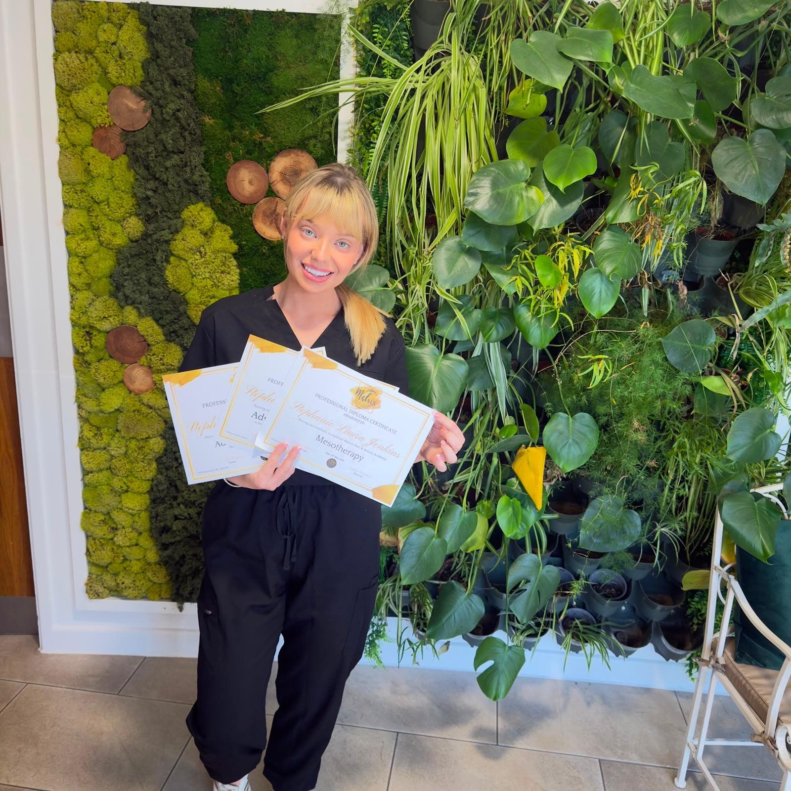 Stephanie, Level 7 Qualified Aesthetician at The Clinic